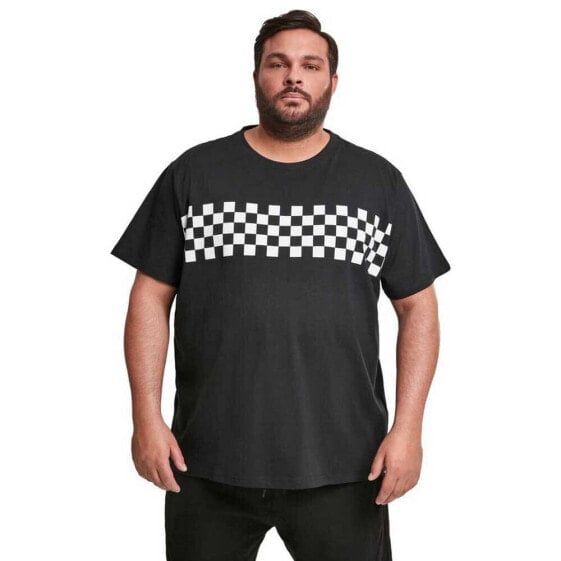 URBAN CLASSICS Check Panel short sleeve T-shirt