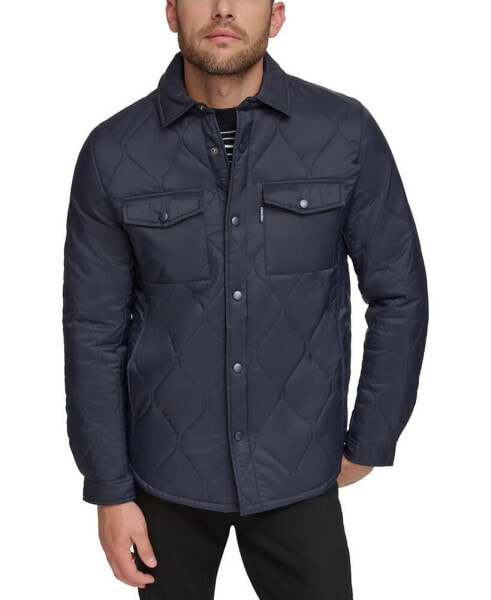 Men's Onion Quilted Shirt Jacket