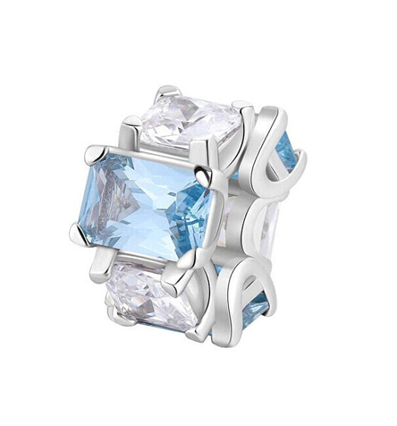 Fancy Cloud Light Blue FCL02 shiny silver pendant