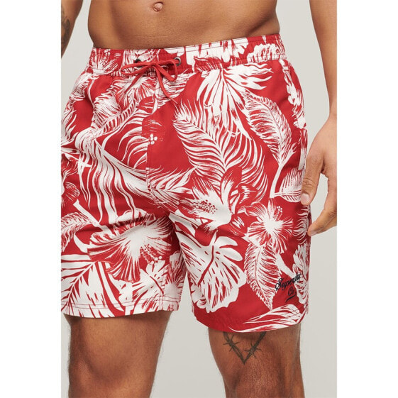 Плавательные шорты Hawaiian Print 17" Superdry