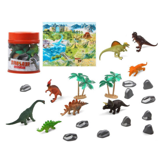 ATOSA Dinosaur Book Pack Toy 22 Pieces Figure