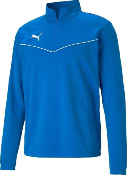 Puma Bluza męska Puma teamRISE 1 4 Zip Top niebieska 657394 02