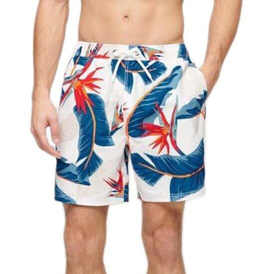 SUPERDRY Hawaiian Print 17´´ Swimming Shorts