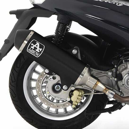 ARROW Urban Aluminium Dark With Dark End Cap Piaggio Beverly 300 HPE ´21- Muffler