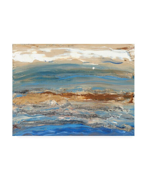 Alicia Ludwig Indigo Currents I Canvas Art - 15" x 20"