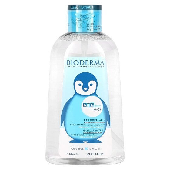 Средство для купания BIODERMA ABCDerm H20 Micellar Water, 1000 мл