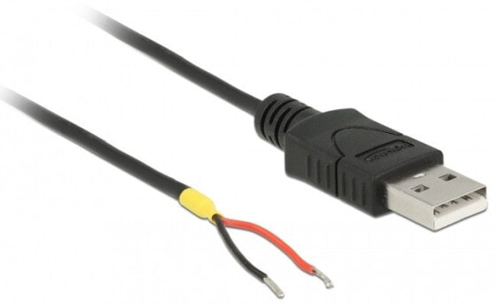 Delock 85664, 1.5 m, USB A, USB 2.0, 480 Mbit/s, Black