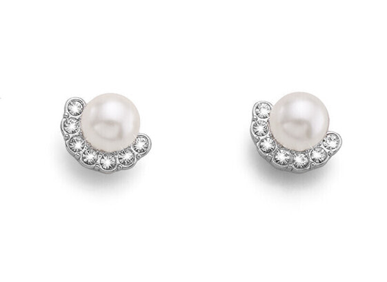 Charming stone earrings with pearls Mayari 23082