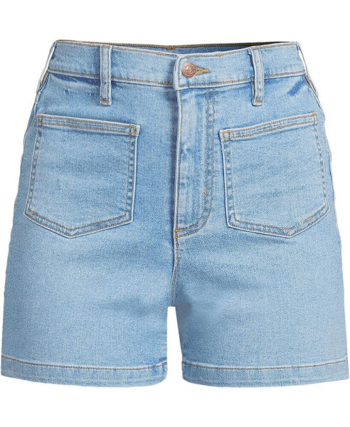 Women's Recover High Rise Patch Pocket 5" Jean Shorts
