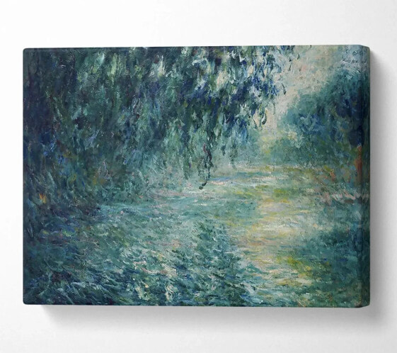 Monet Morgen auf der Seine Wandkunst