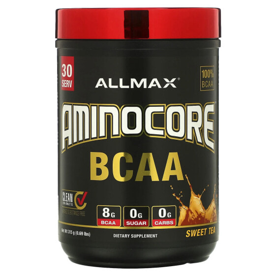 ALLMAX, AMINOCORE BCAA, сладкий чай, 315 г (0,69 фунта)