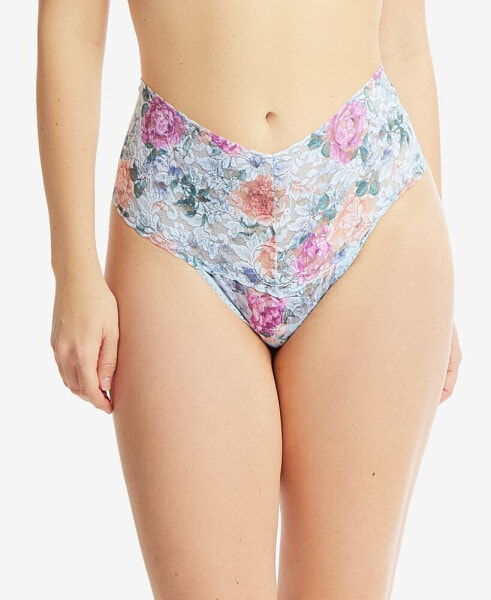 Women's Bold Blooms Retro Thong Underwear PR9K1926