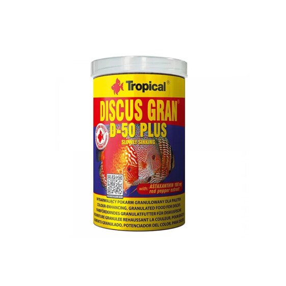 TROPICAL Discus Gran D-50 Plus 1000ml fish food