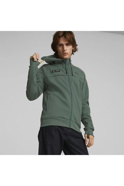 Mapf1 Hooded Sweat Jacket Yeşil Erkek Fermuarlı Hoodie