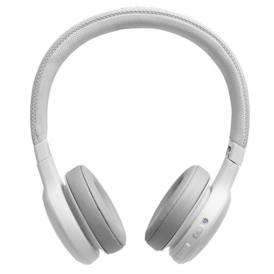 JBL Live 400BT - Kopfhörer - Kopfband - Anrufe & Musik - Weiß - Binaural - Berührung