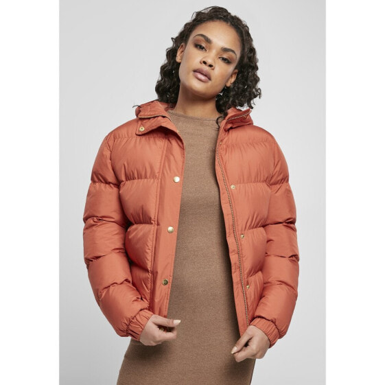 Утепленная куртка с капюшоном URBAN CLASSICS Hooded Puffer - женская