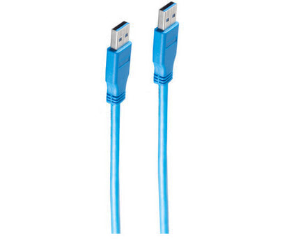 Разъем USB A USB A USB 3.2 Gen 1 (3.1 Gen 1) 3 м shiverpeaks BS77033-1 синий