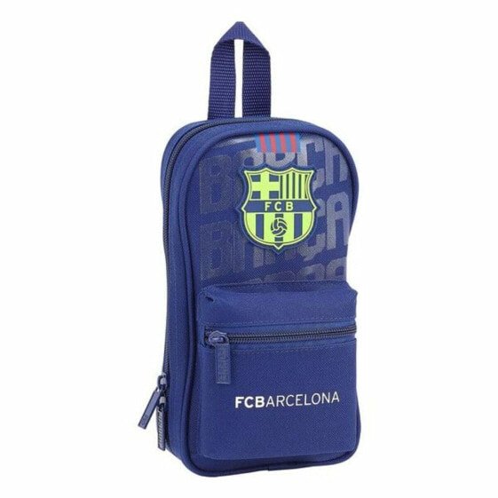 Пенал-рюкзак F.C. Barcelona Синий 12 x 23 x 5 cm (33 Предметы)