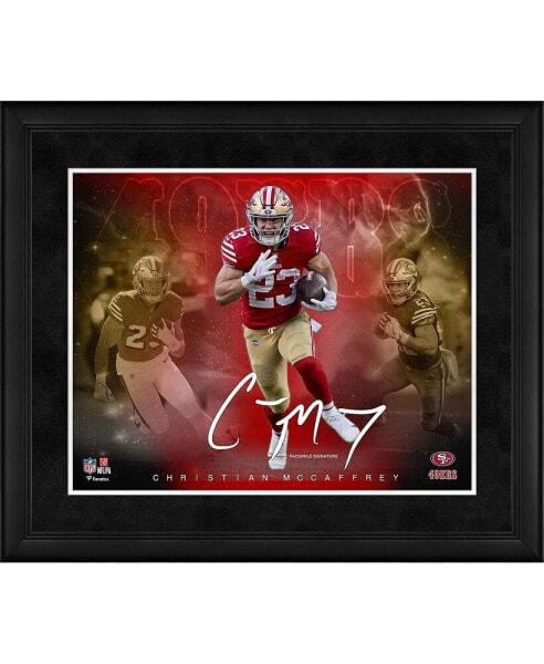 Christian McCaffrey San Francisco 49ers Framed 16" x 20" Stars of the Game Collage - Facsimile Signature