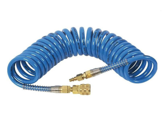 Нео -пневматический спиральный кабель 8 x 12 мм 5M полиуретан, с разъемами