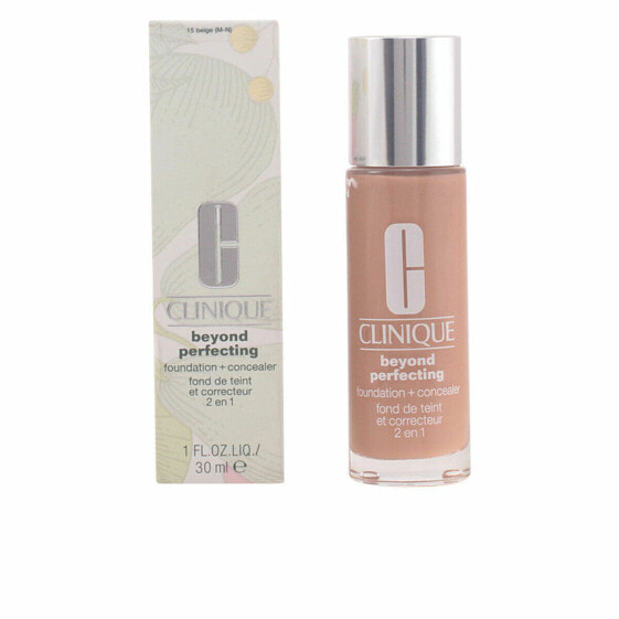 Жидкая основа для макияжа Clinique Beyond Perfecting 2 в 1 15-beige (30 ml)