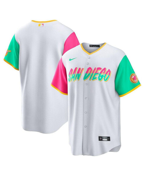 Men's White San Diego Padres City Connect Replica Team Jersey