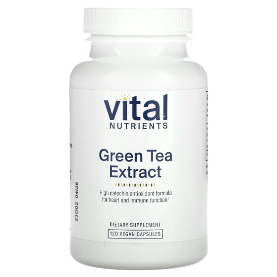 Антиоксидант Витал Нутриентс Экстракт зеленого чая, 120 веганских капсул