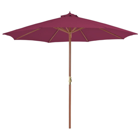 Sonnenschirm mit Holz-Mast