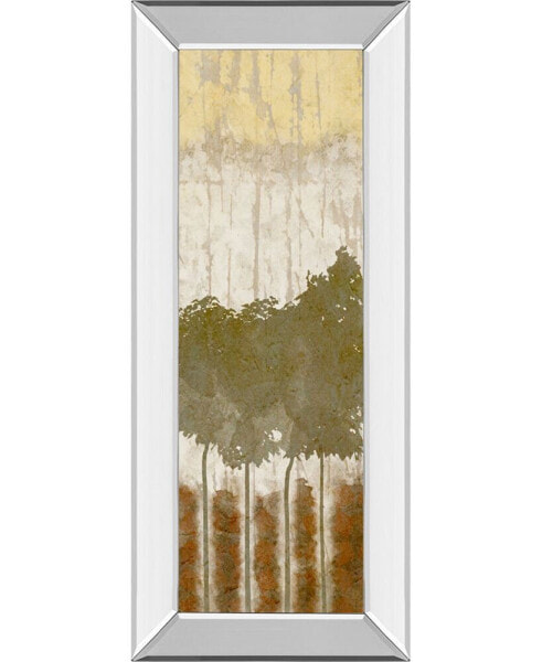 Nature's Quartet I by Alonzo Saunders Mirror Framed Print Wall Art, 18" x 42"