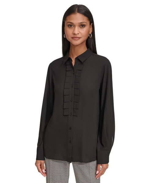 PARIS Women's Ruffled Blouse