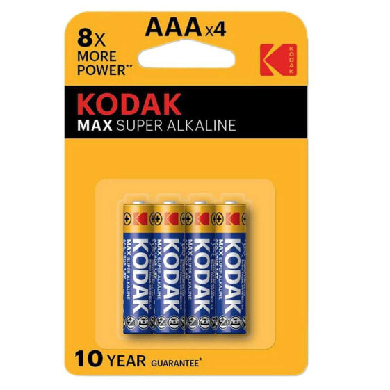 KODAK Max Alkaline AAA 4 Units Batteries