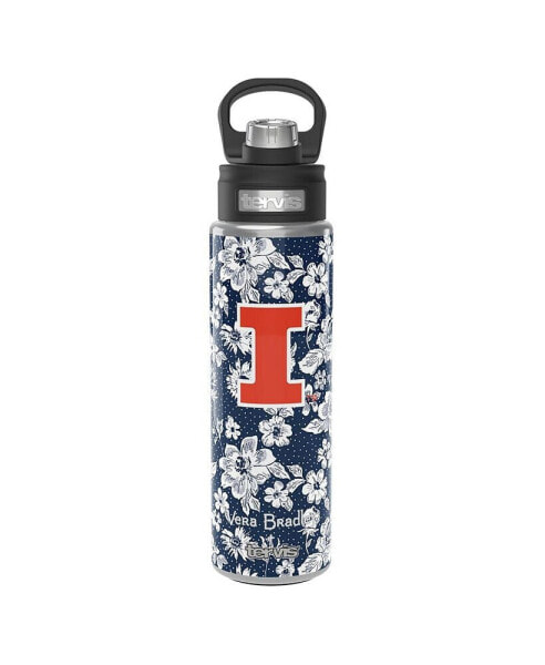 x Tervis Tumbler Illinois Fighting Illini 24 Oz Wide Mouth Bottle with Deluxe Lid