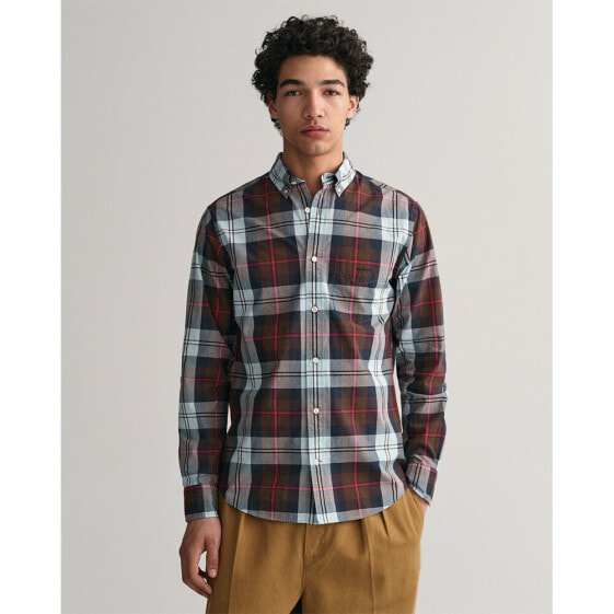 GANT Reg Large Check Long Sleeve Shirt