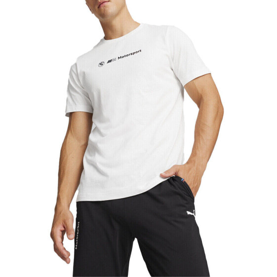 Puma Bmw Mms Logo Crew Neck Short Sleeve T-Shirt Mens Size L Casual Tops 624160
