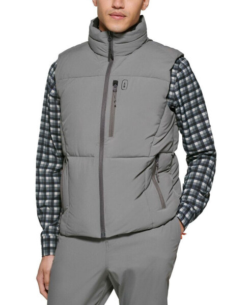 Men's Glacier Quilted Full-Zip Hiking Vest