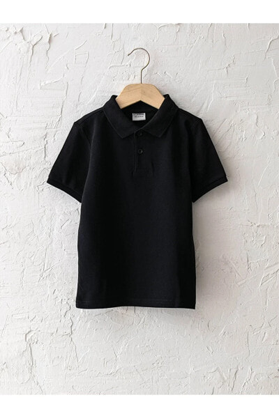 Polo Yaka Basic Kısa Kollu Erkek Çocuk Tişört