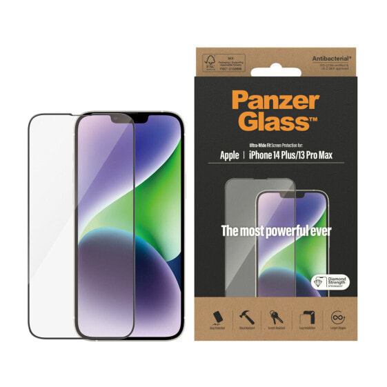 Защитное стекло для iPhone 14 Plus / 13 Pro Max Panzer Glass Pro, прозрачное, стекло, устойчивое к царапинам, удары и вмятины, APPLE IPHONE 13 PRO MAX, APPLE Iphone 14 Plus, Tempered glass.