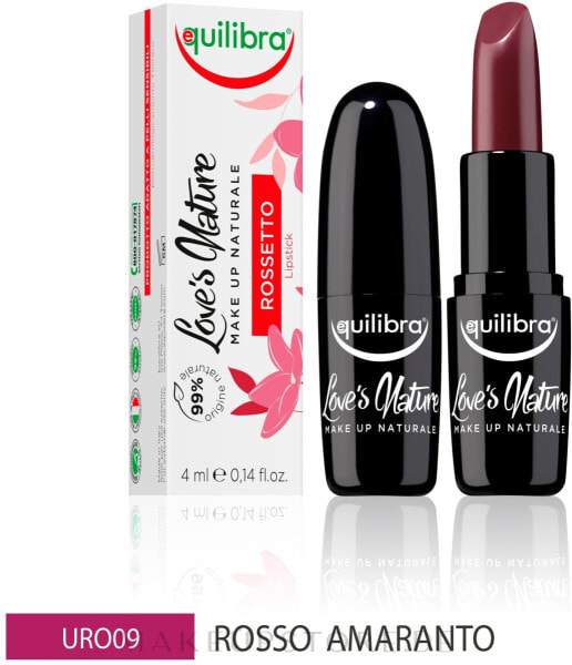 Lippenstift - Equilibra Love's Nature Lipstick 09 - Amaranth Red