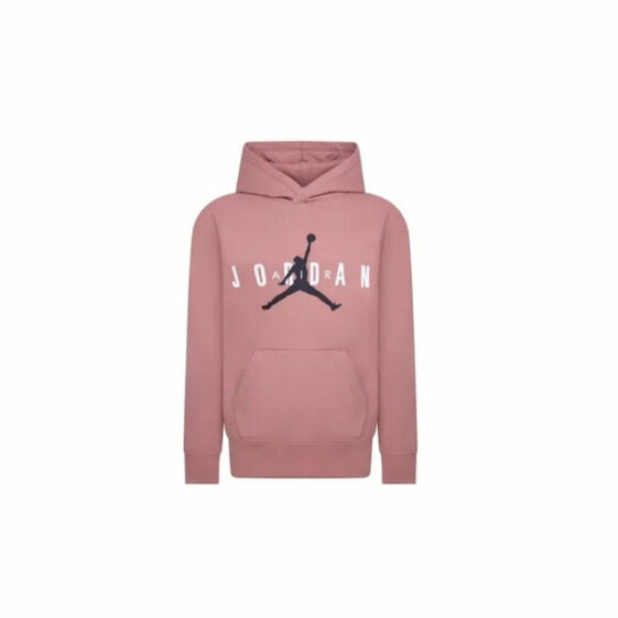 Толстовка с капюшоном для девочек Jordan Jumpman Sustainable Белый Розовый