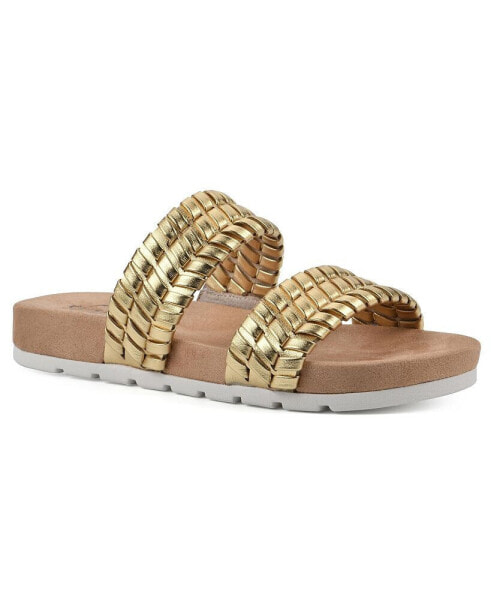 Thankful Woven Strap Sandals