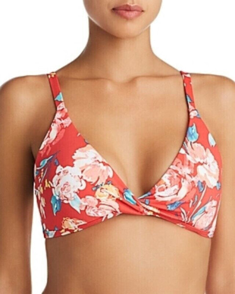 Lauren Ralph Lauren 263832 Women Bright Floral Molded Cup Bra Bikini Top Size 8