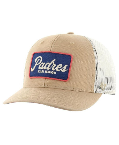 Men's Khaki San Diego Padres Glory Daze Trucker Adjustable Hat