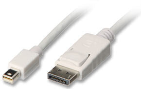 Lindy Mini DP to DP cable - white 5m - 5 m - DisplayPort - White - Nickel - 10.8 Gbit/s - Male/Female