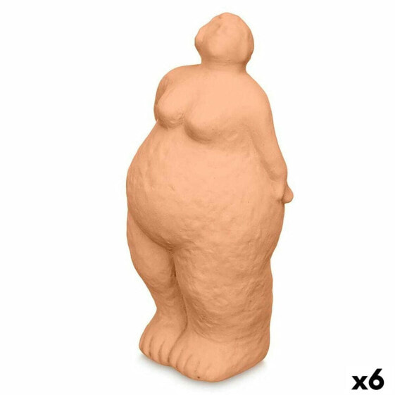 Декоративная фигура Оранжевый Dolomite 14 x 34 x 12 cm (6 штук) Женщина постоянный