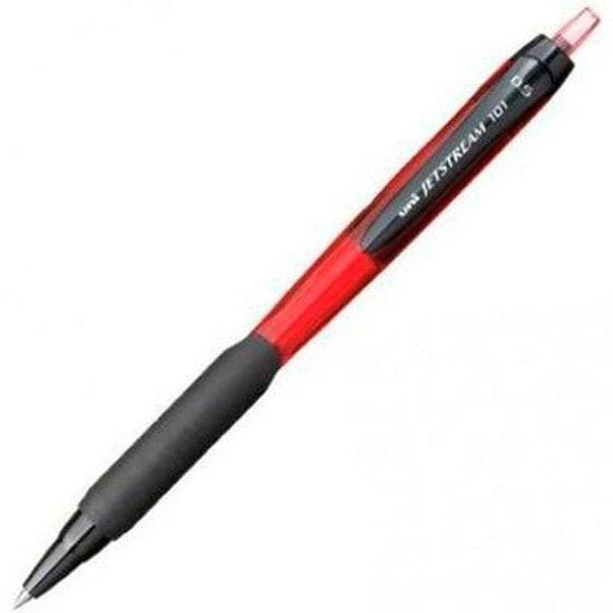 Ручка с жидкими чернилами красная Uni-Ball 0,35 мм (12 штук)