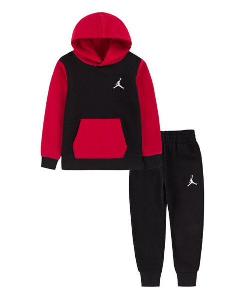 Toddler Boys Essentials Fleece Pullover and Pants, 2 Piece Set