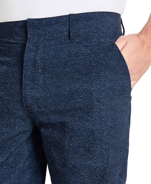 Men's Stretch Printed Seersucker Shorts