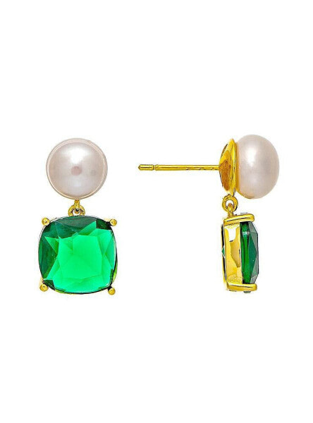 Серьги Rivka Fried Emerald CrystalEarring