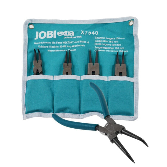 Пассатижи JOBI EXTRA Seeger 160mm 4 шт. в чехле