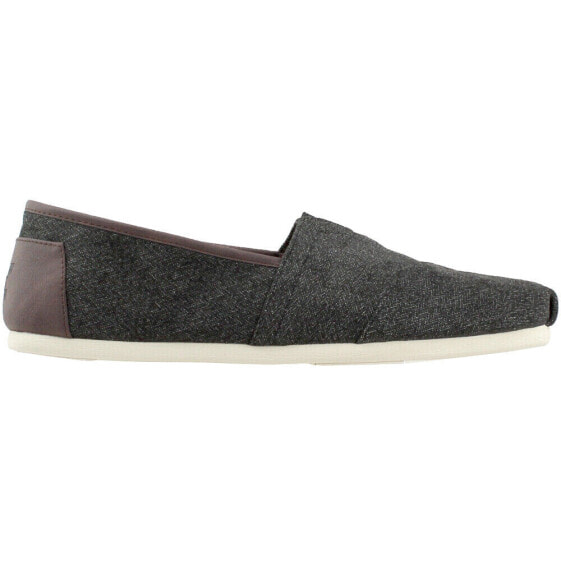 TOMS Alpargata Classic Slip On Mens Grey Casual Shoes 10009204